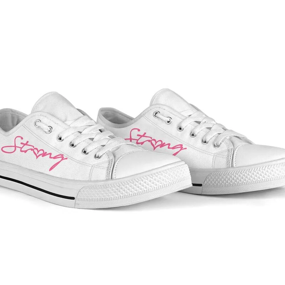 5Th Grade Strong Pink White Shoes, Teacher Shoes, Low Top Sneakers