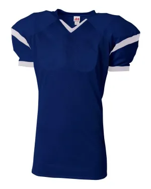 A4 N4265 The Rollout Football Jersey - Navy White