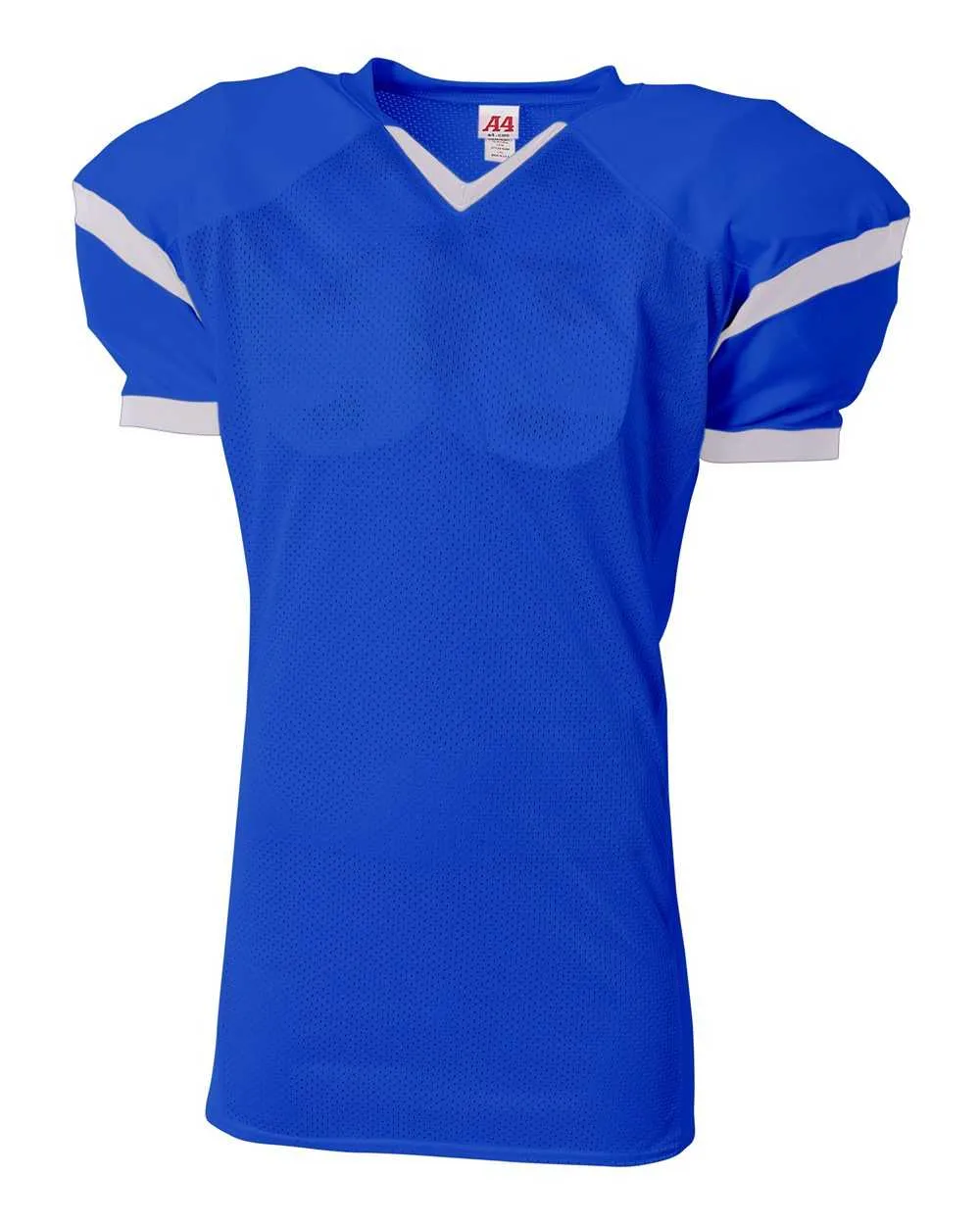 A4 N4265 The Rollout Football Jersey - Royal White