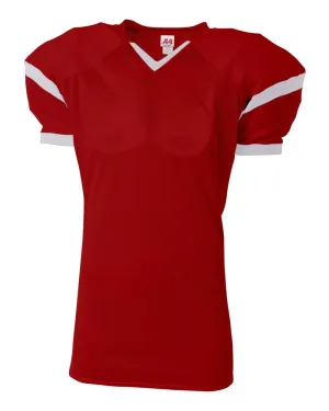 A4 N4265 The Rollout Football Jersey - Scarlet White