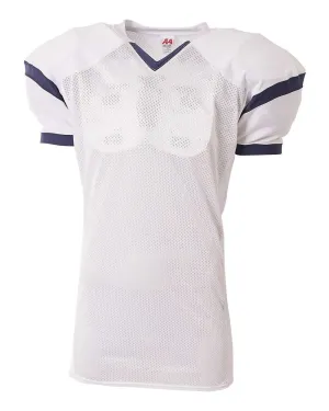 A4 N4265 The Rollout Football Jersey - White Navy