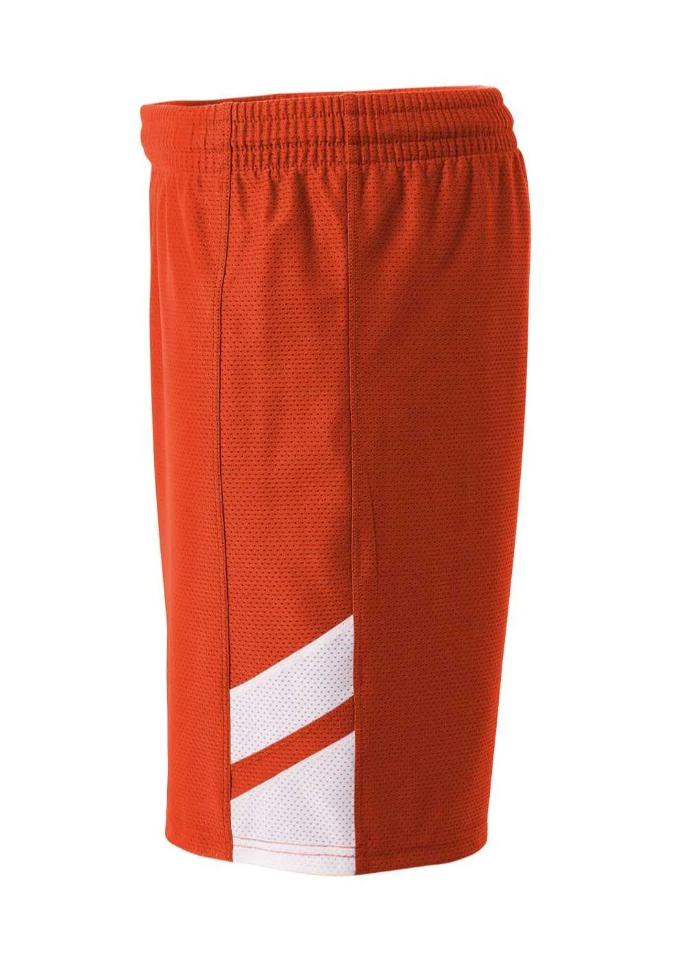 A4 NB5178 Fast Break Youth Short - Orange White