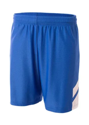 A4 NB5178 Fast Break Youth Short - Royal White