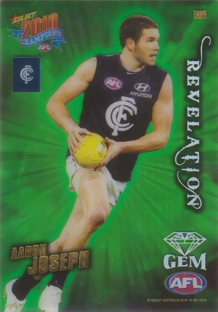 Aaron Joseph, Revelation Gem, 2010 Select AFL Champions