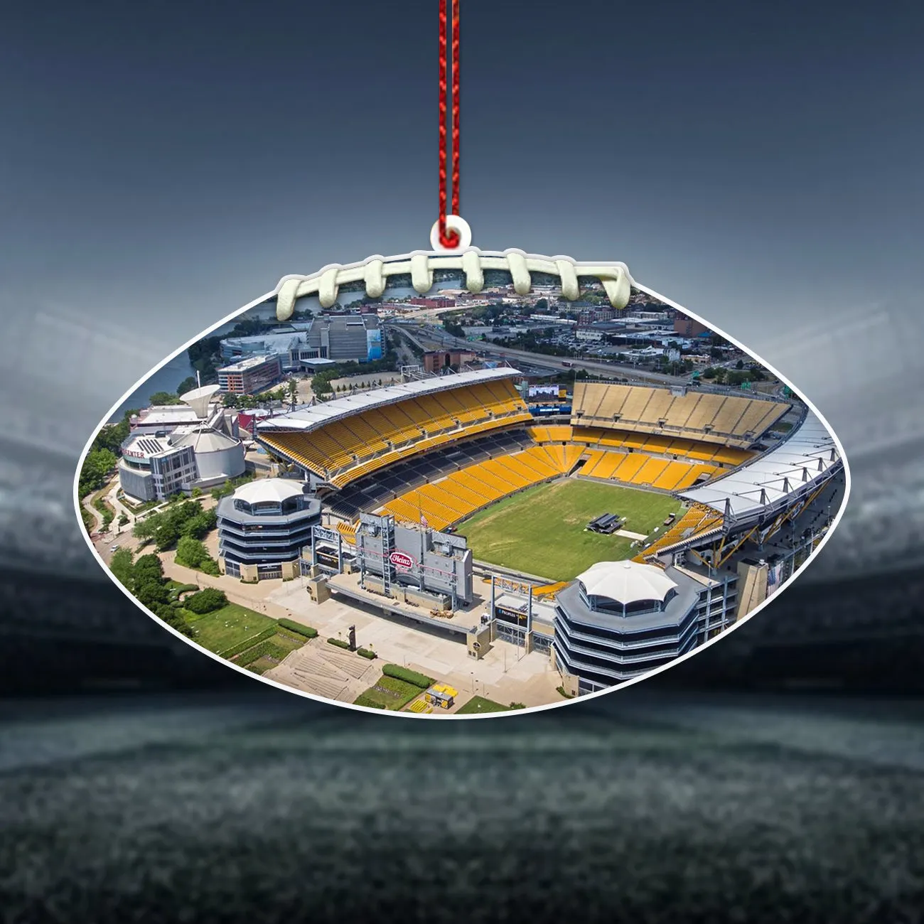 Acrisure Stadium- Pittsburgh Steelers American Football Acrylic Hanging Decorations Christmas Gifts Christmas Tree Ornaments