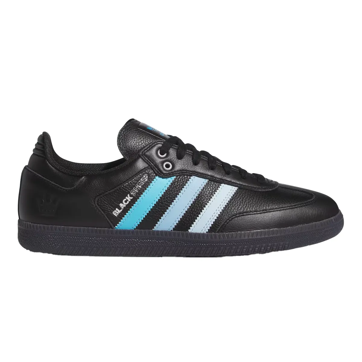 Adidas CLTFC x Black Sheep Samba ADV Shoes - Core Black / Cloud White / Ice Blue