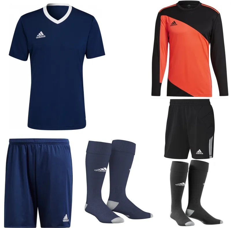 ADIDAS ENTRADA 22 SS KIT BUNDLE NAVY BLUE