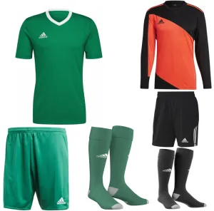 ADIDAS ENTRADA 22 SS KIT BUNDLE TEAM GREEN