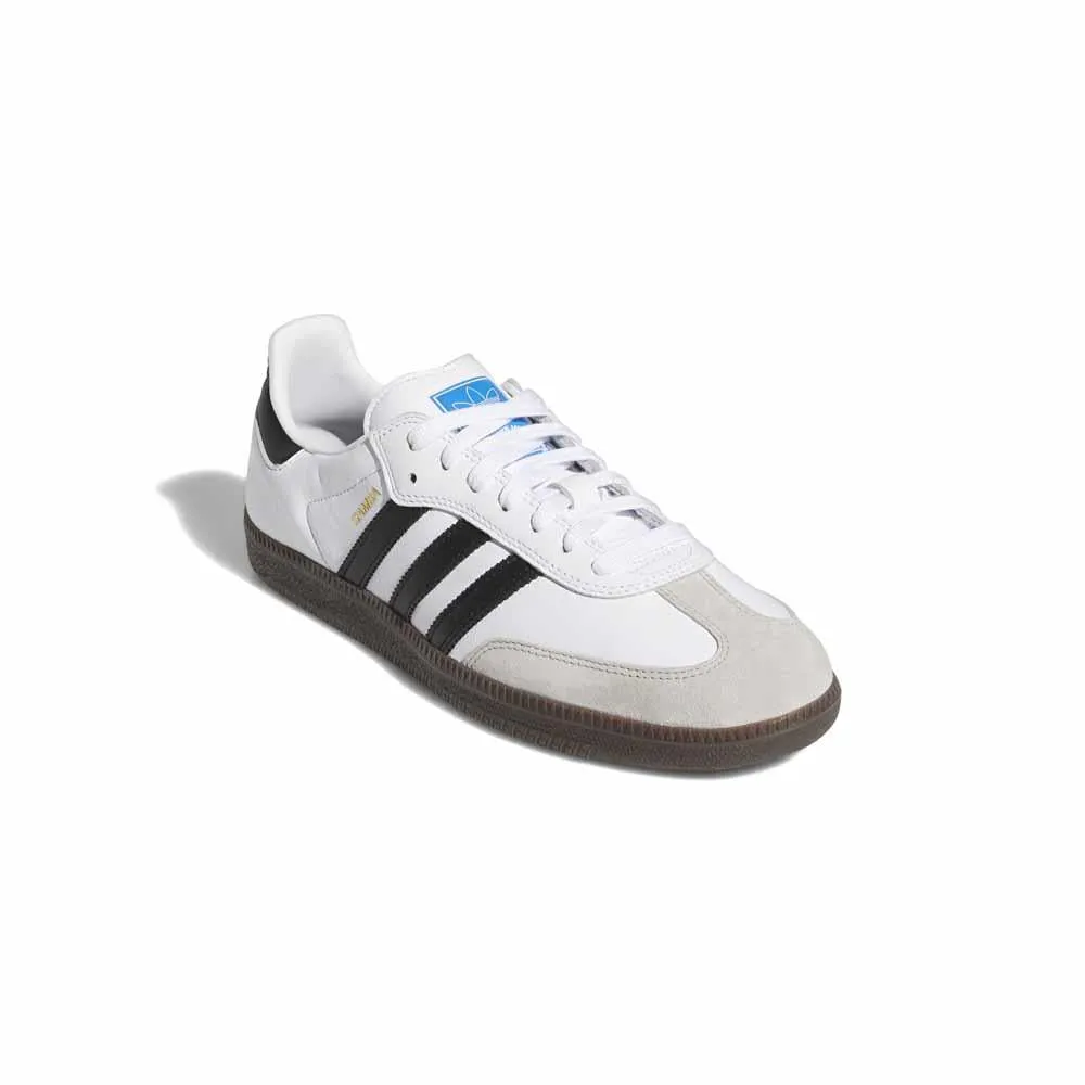 Adidas Skateboarding Samba ADV White Black Gum Skate Shoes