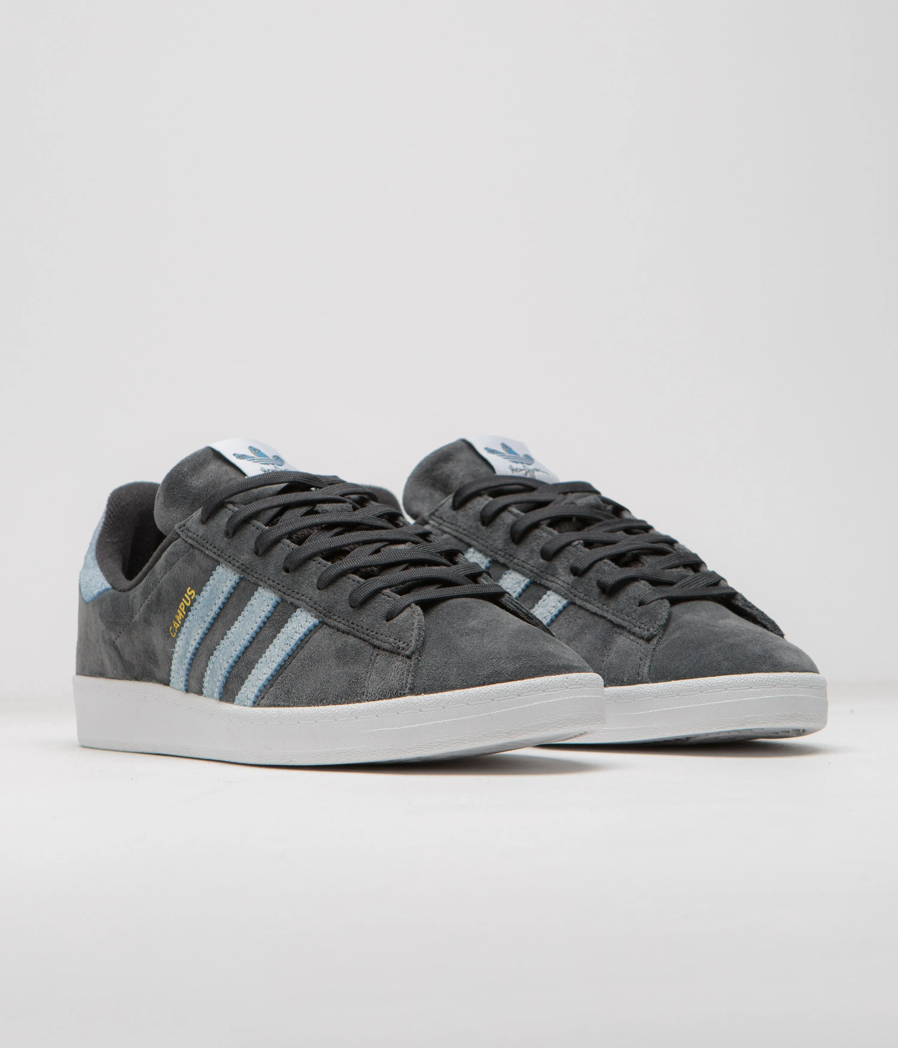 Adidas x Henry Jones Campus ADV Shoes - Carbon / Cloud White / Light Blue