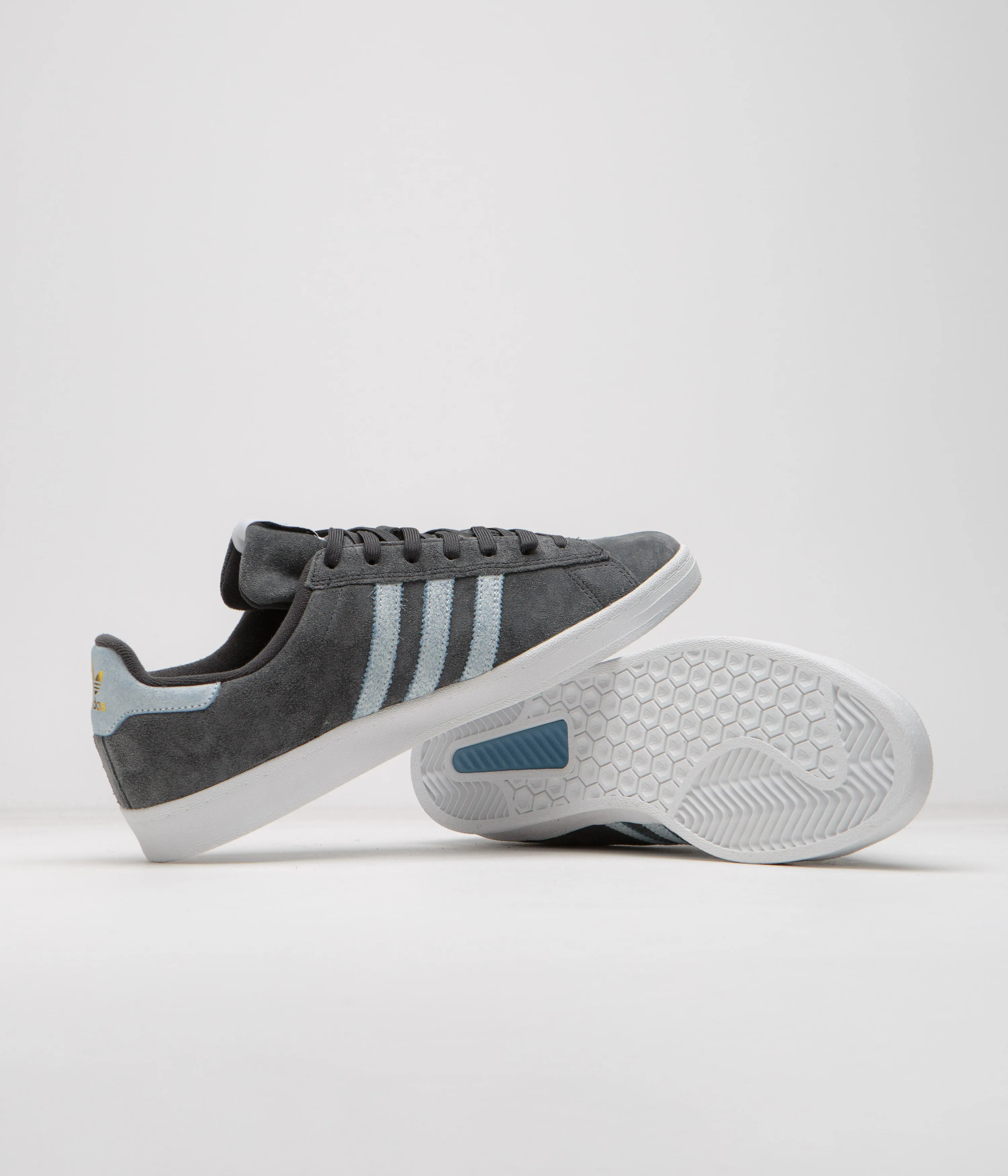 Adidas x Henry Jones Campus ADV Shoes - Carbon / Cloud White / Light Blue