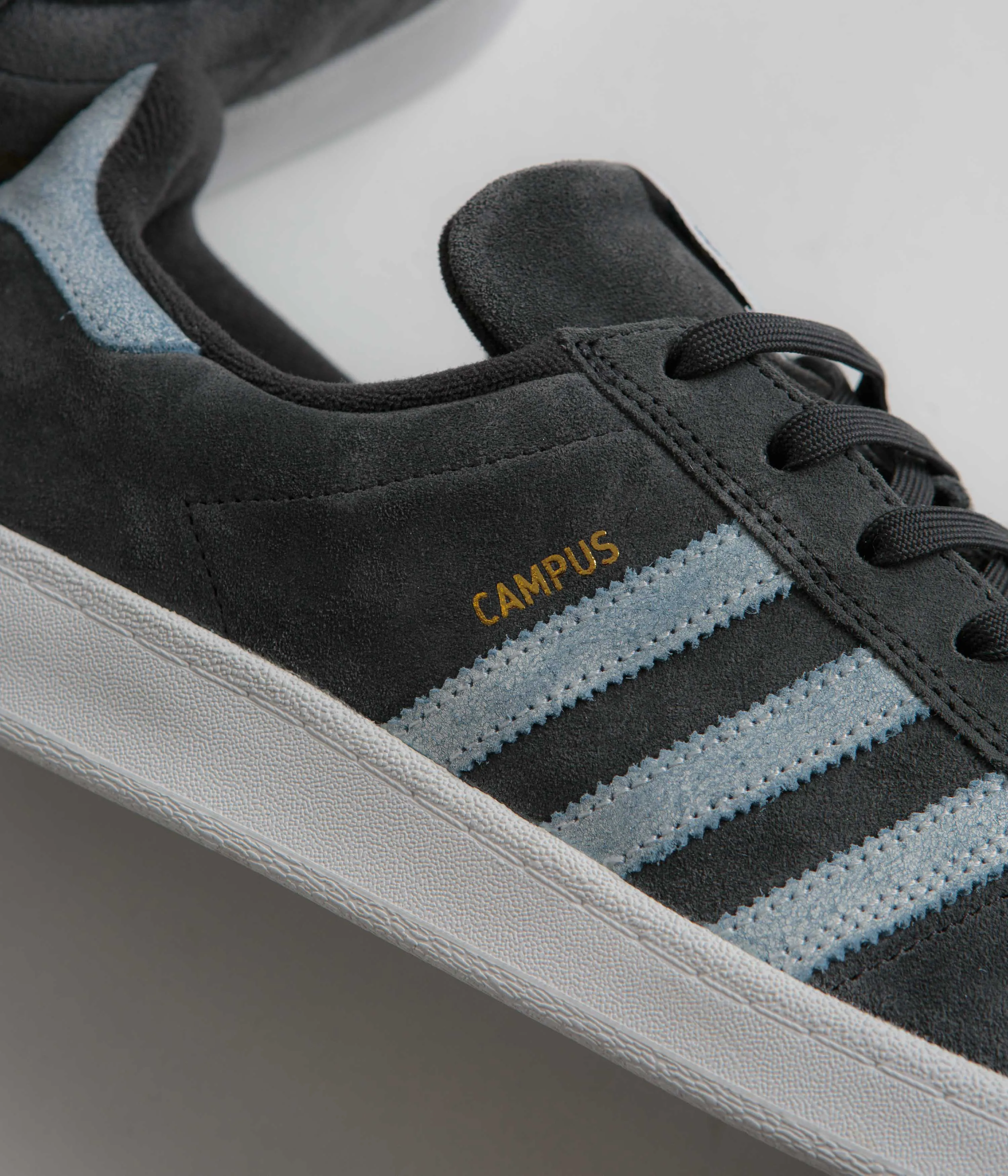 Adidas x Henry Jones Campus ADV Shoes - Carbon / Cloud White / Light Blue