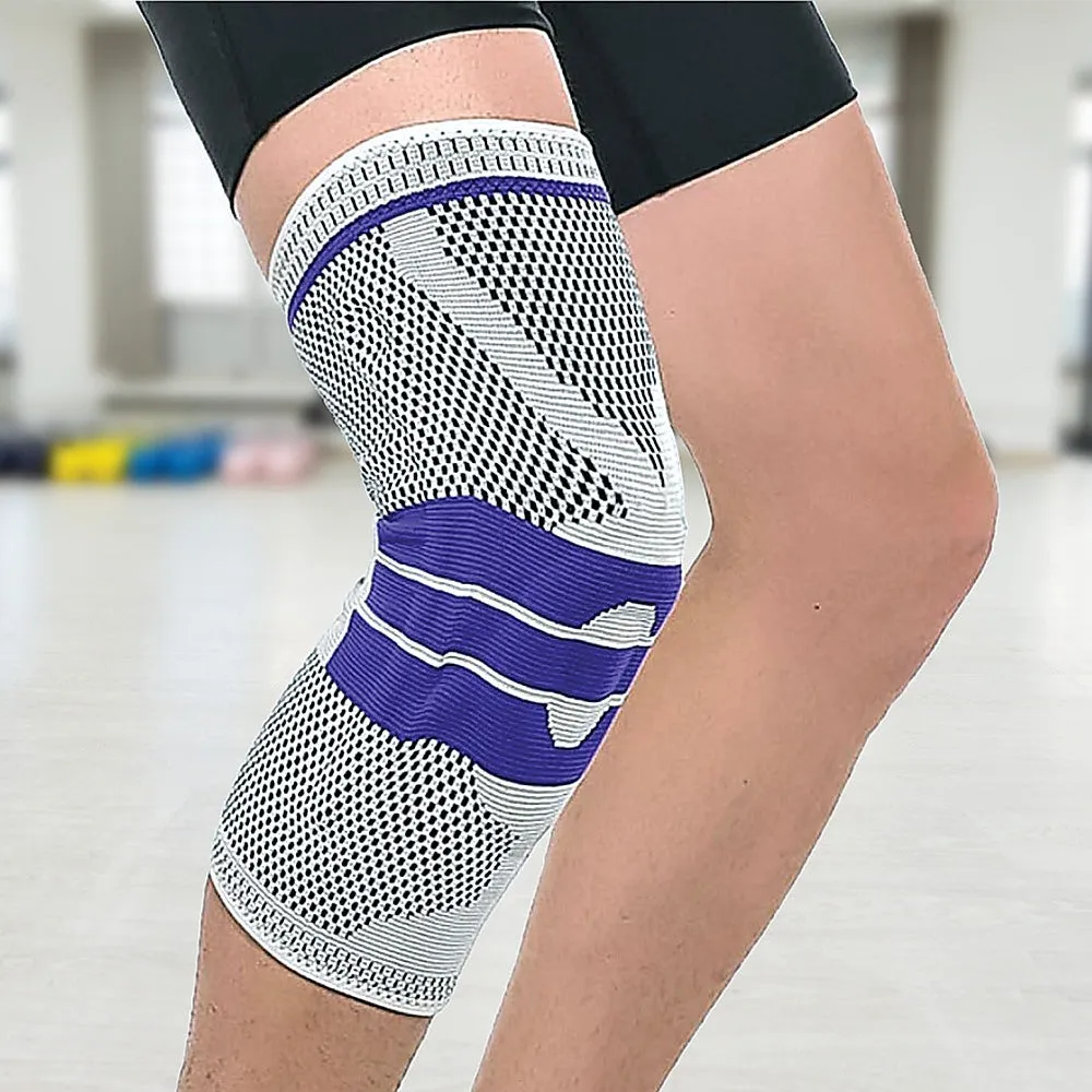 Adjustable Full Knee Support Brace w/Gel Padding - Small