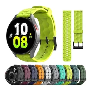 Amazfit 22mm Range compatible Silicone Football Pattern Watch Straps