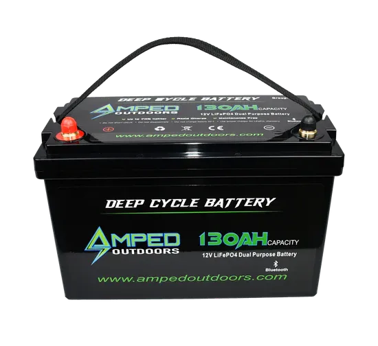 Amped Outdoors (LiFePO4) 130Ah 12.8v Lithium Battery