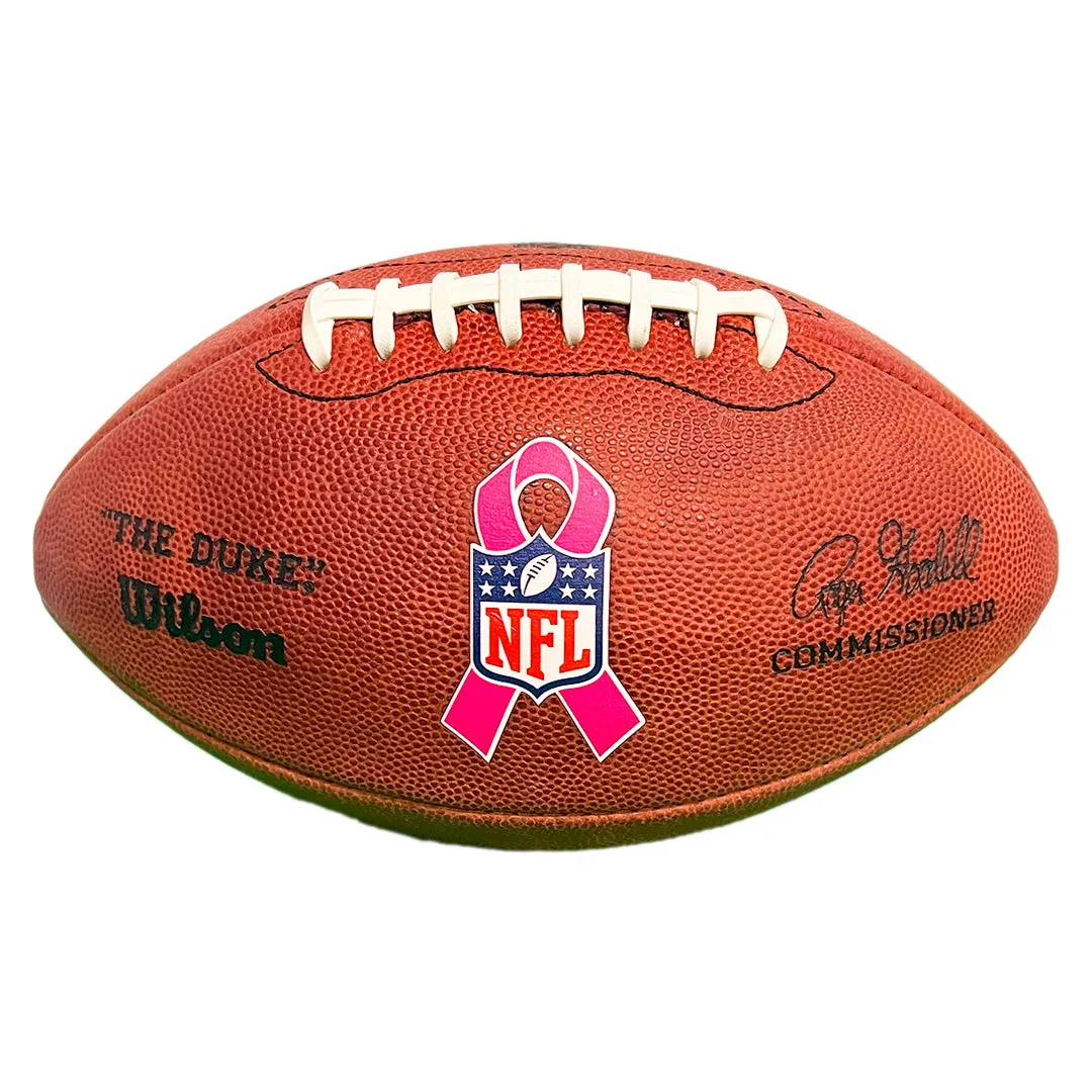 Anthony Richardson Signed Authentic Wilson NFL Breast Cancer Awareness The Duke Football (JSA)