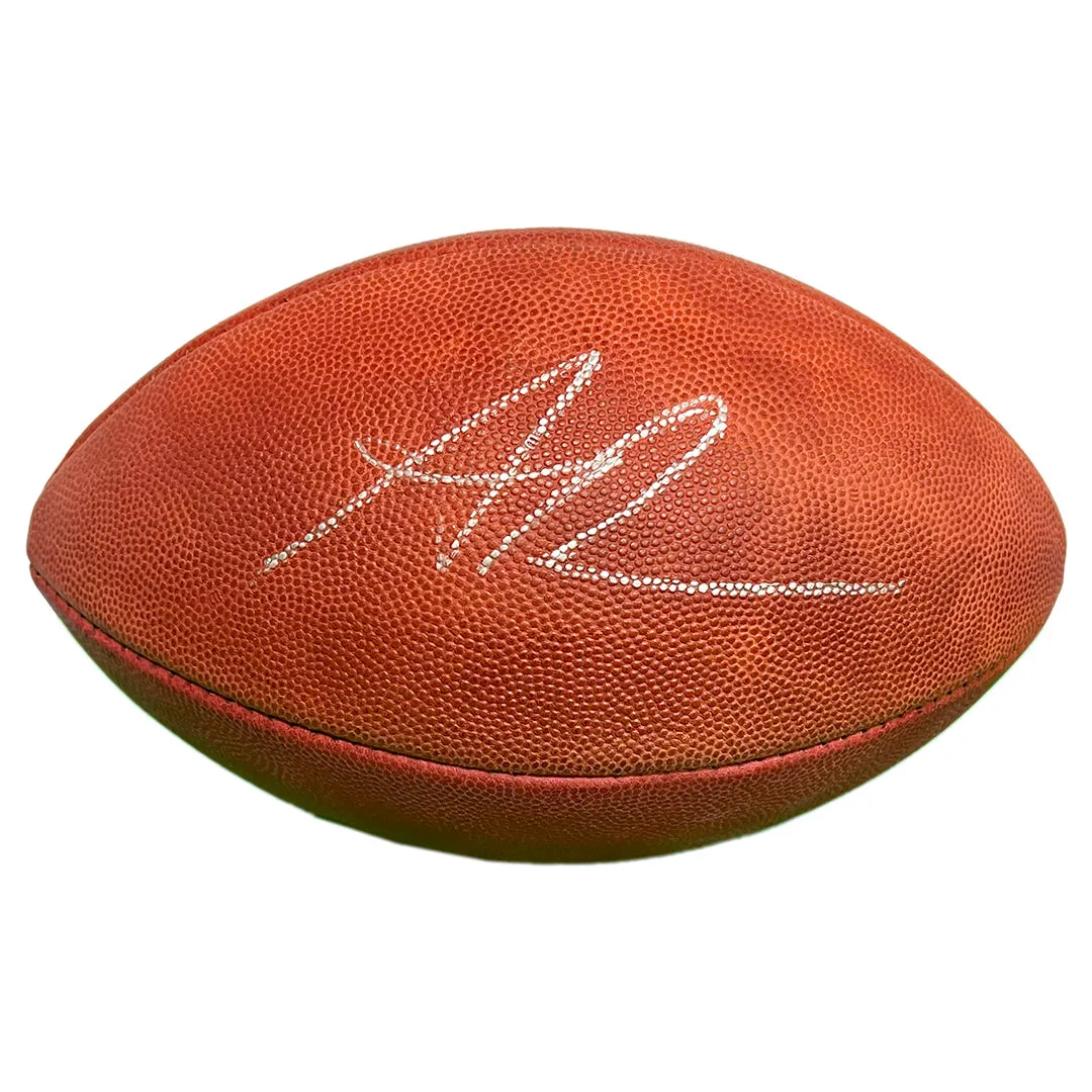 Anthony Richardson Signed Authentic Wilson NFL Breast Cancer Awareness The Duke Football (JSA)