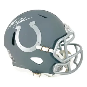 Anthony Richardson Signed Indianapolis Colts Slate Alternate Speed Mini Football Helmet (Fanatics)