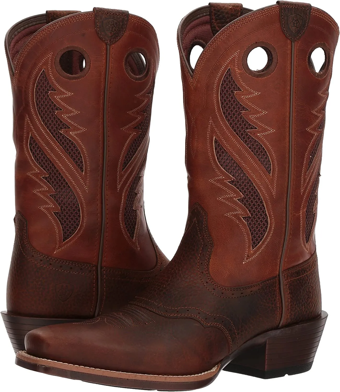 Ariat Men's Venttek Ultra Narrow Square Toe Western Boot, Brown