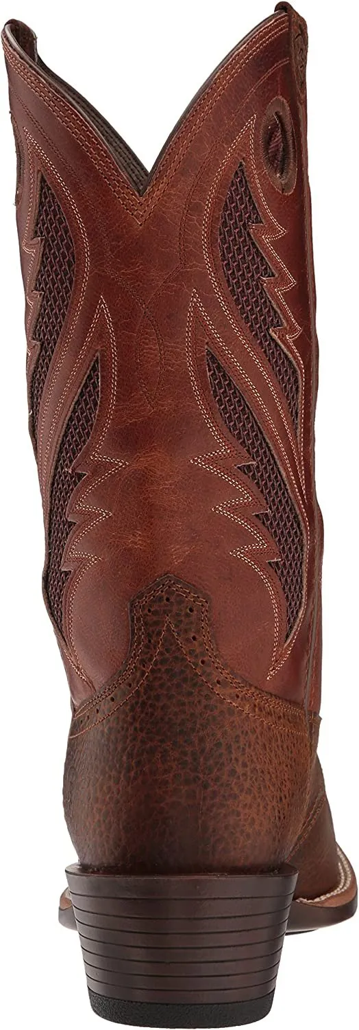 Ariat Men's Venttek Ultra Narrow Square Toe Western Boot, Brown