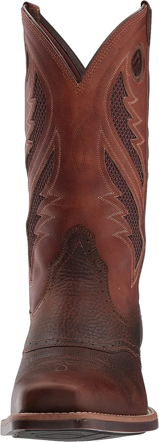 Ariat Men's Venttek Ultra Narrow Square Toe Western Boot, Brown