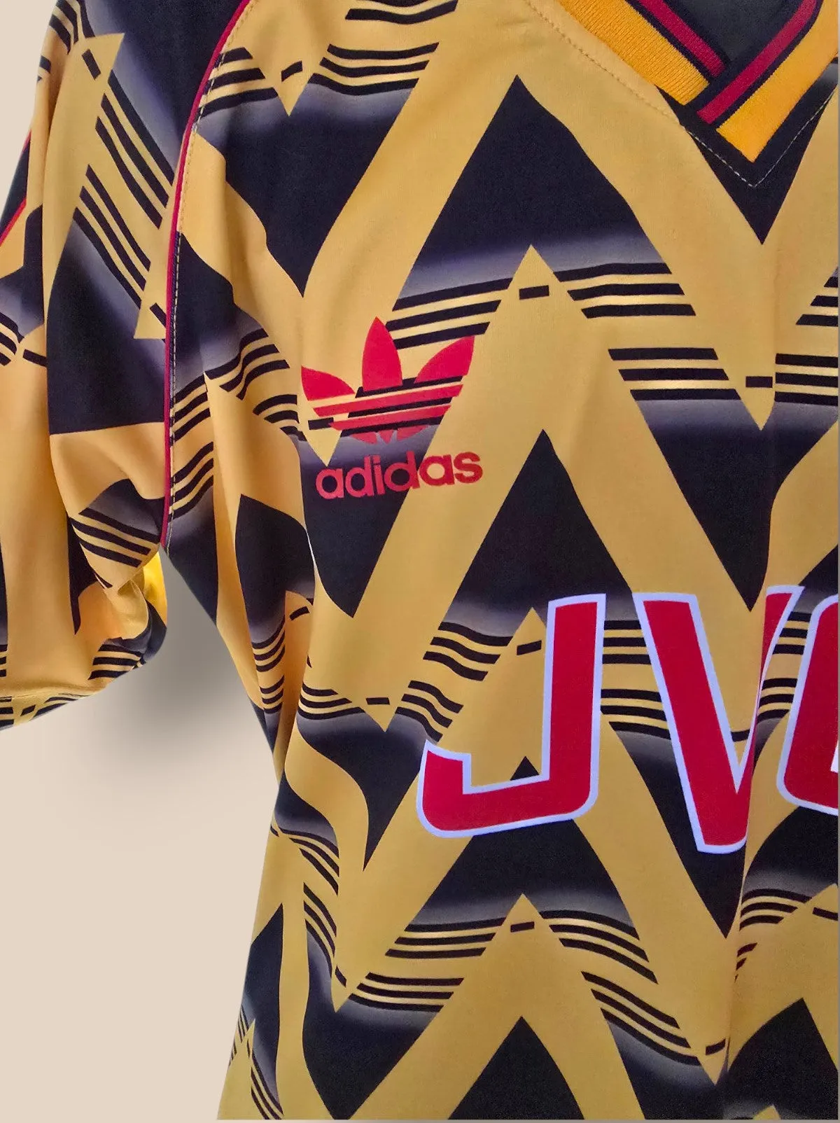 Arsenal Away Football Shirt 1991/93 Bruised Banana Retro Adidas UK XL