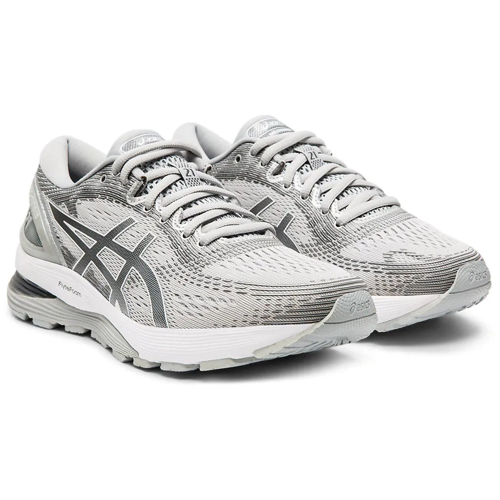 Asics Gel Nimbus 21 Gray Mens Running Shoe