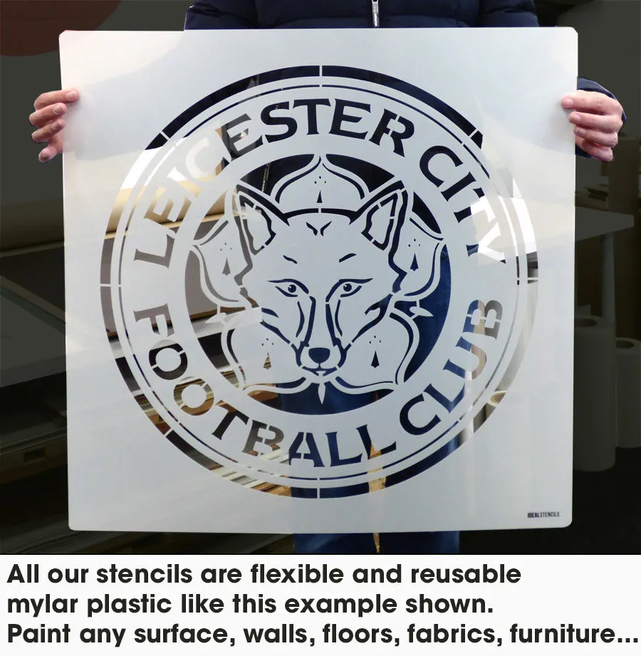 Aston Villa Football Crest Stencil