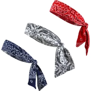 Bandana Tie Headbands - 3 Pack