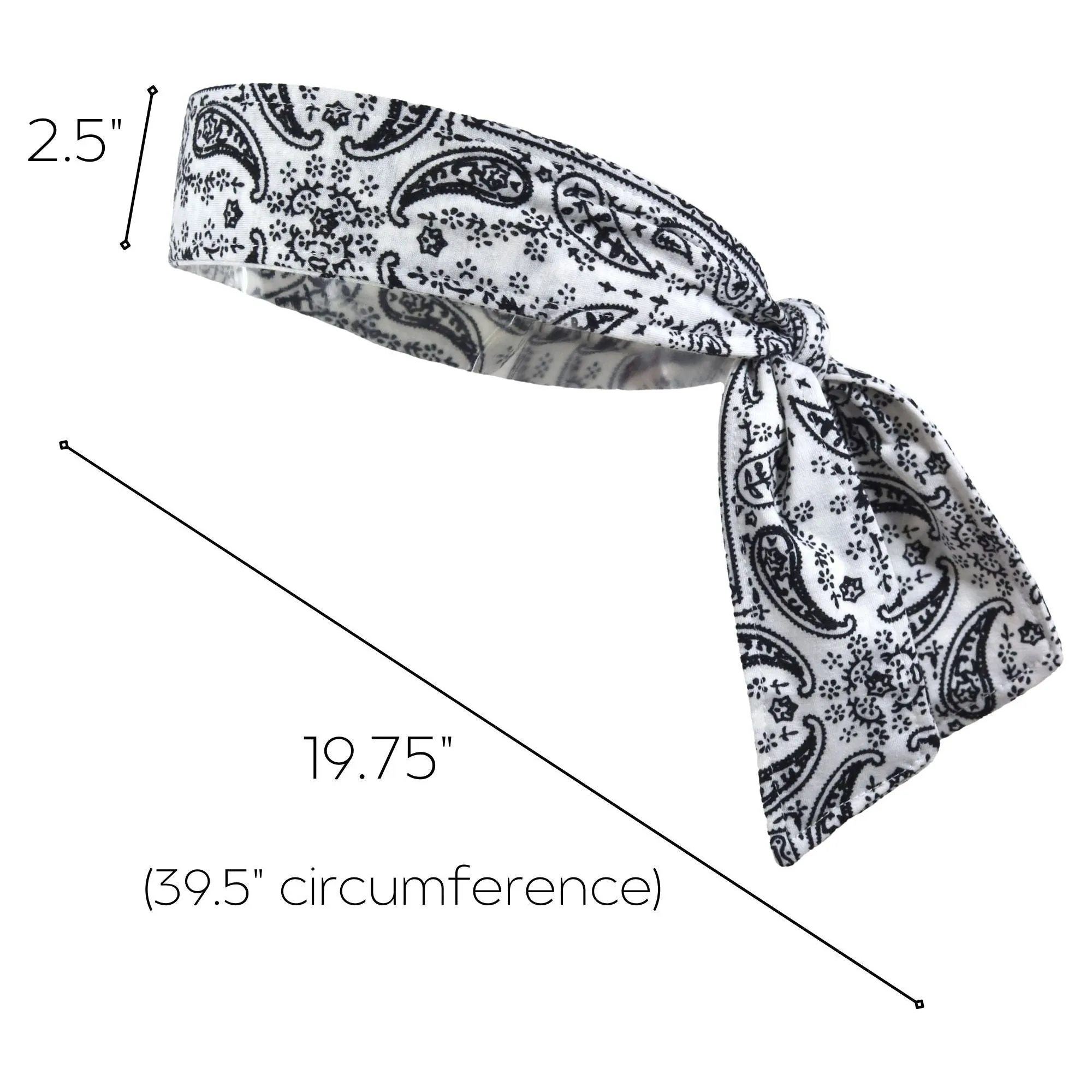 Bandana Tie Headbands - 3 Pack