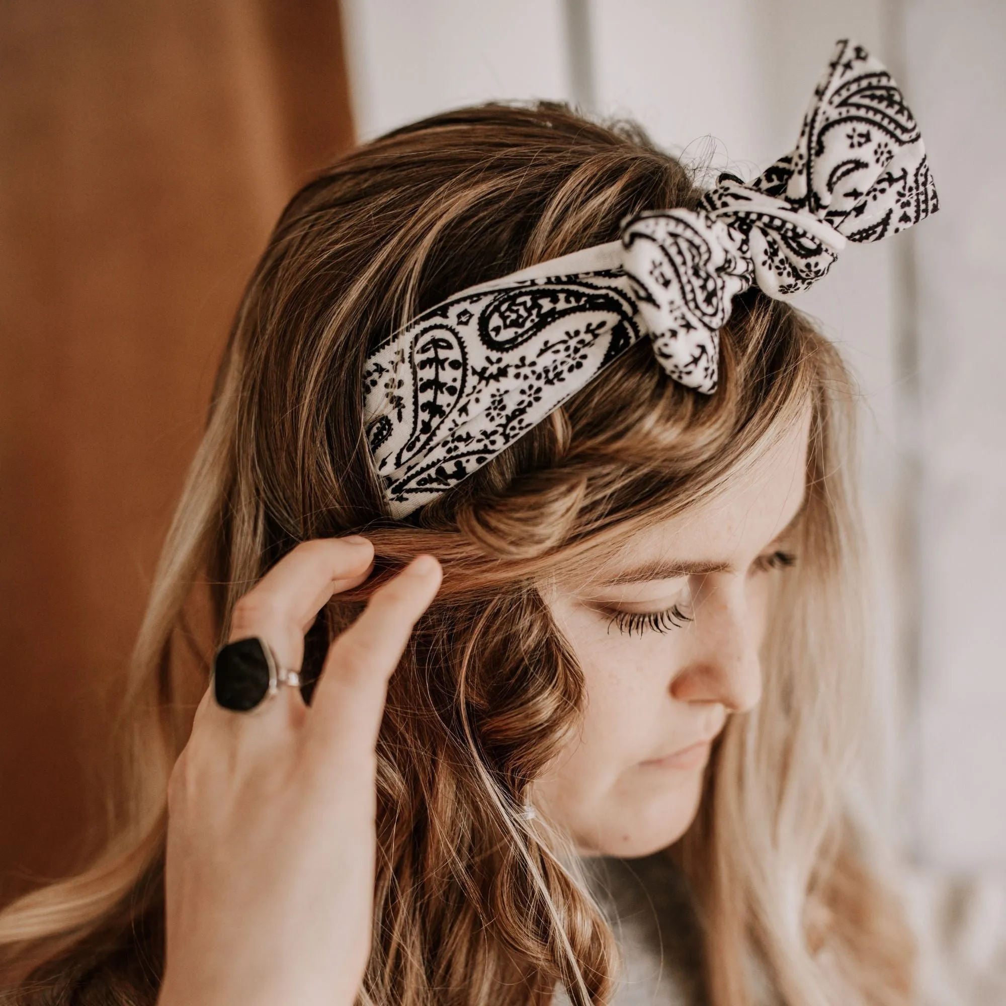 Bandana Tie Headbands - 3 Pack