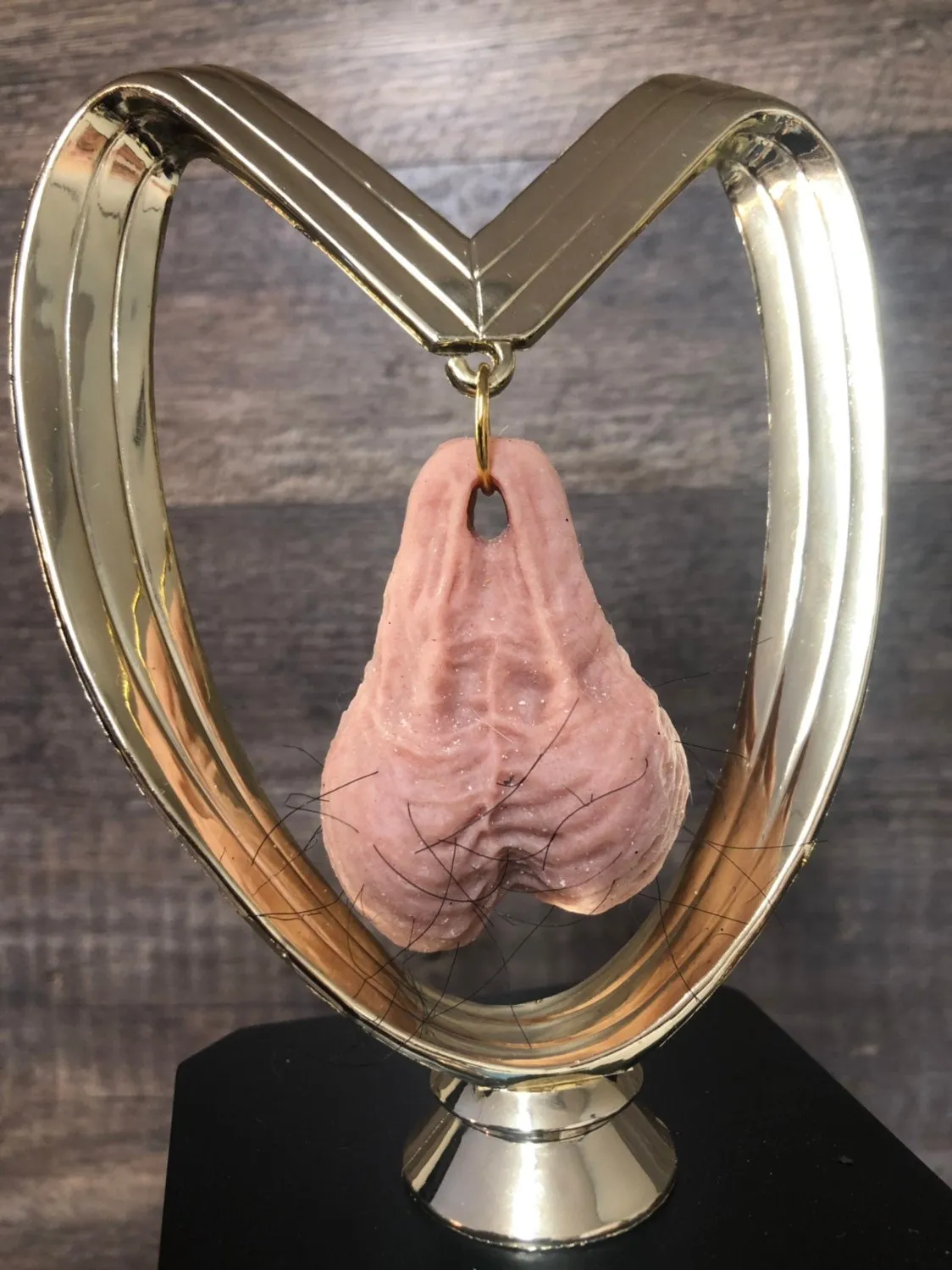 Baseball Trophy Loser Trophy Perpetual You Suck Balls Testicle Trophy Last Place Trophy You've Got Balls Funny Trophy Adult Humor Testicle