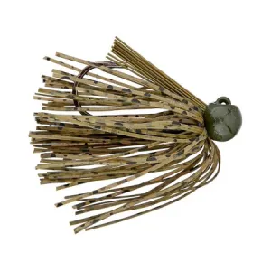 Bass Patrol Silicone Western Football Jig (Green Pumpkin  1/2 Oz)