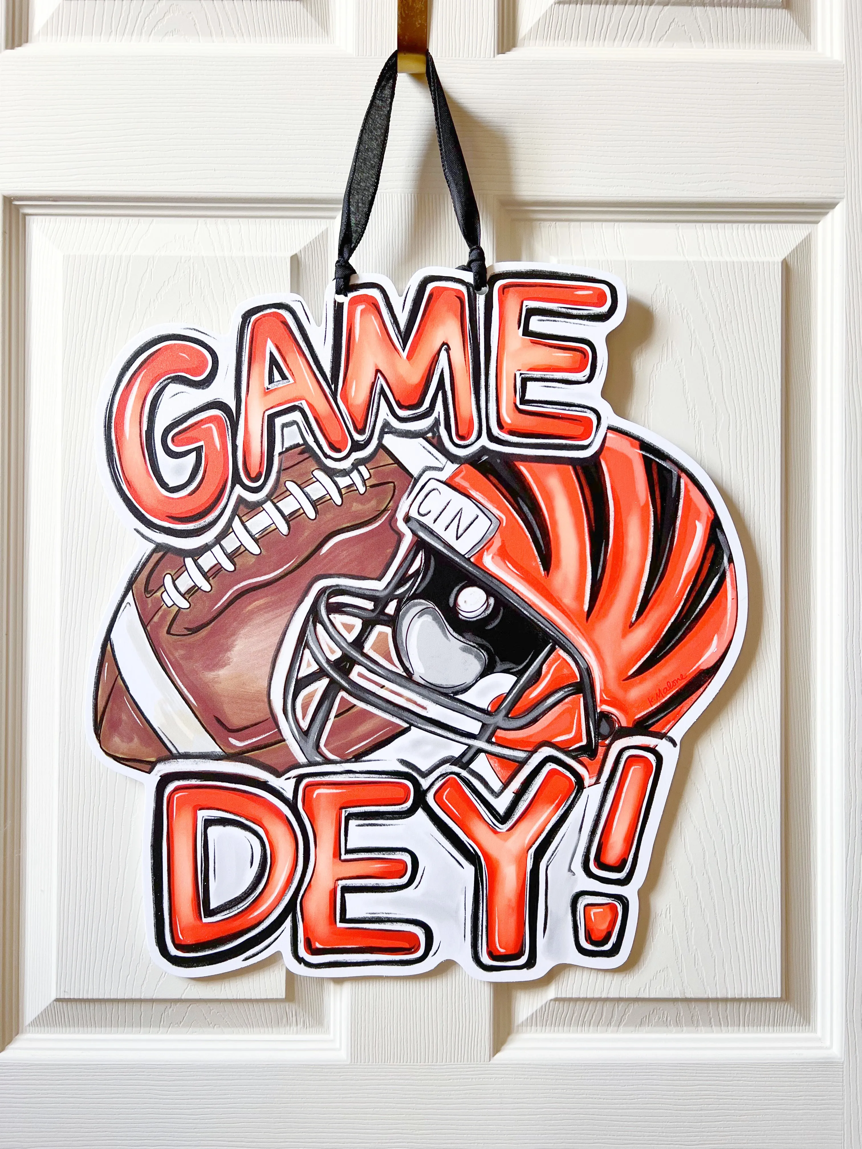 Bengals Game Dey Door Hanger - ONLINE EXCLUSIVE