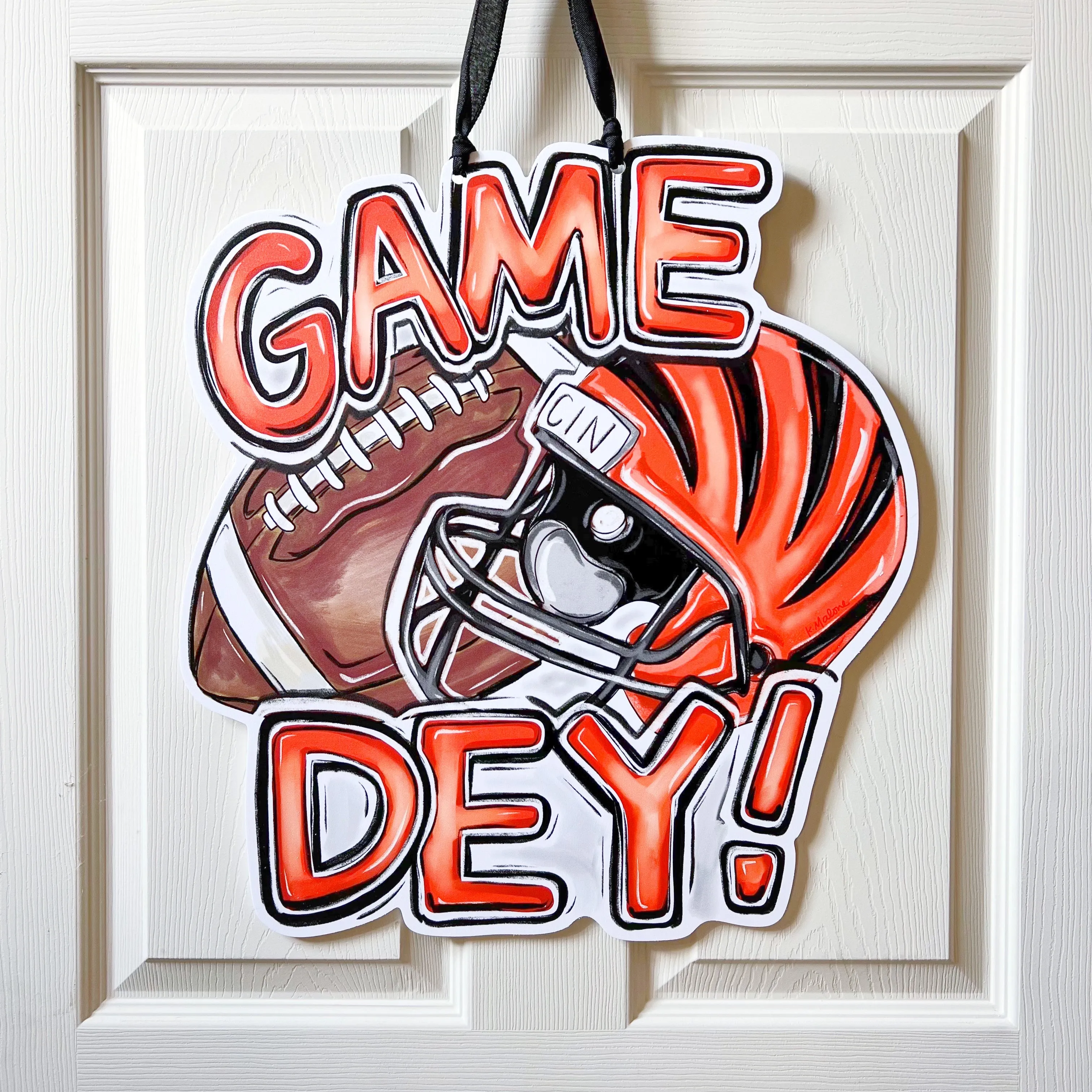 Bengals Game Dey Door Hanger - ONLINE EXCLUSIVE