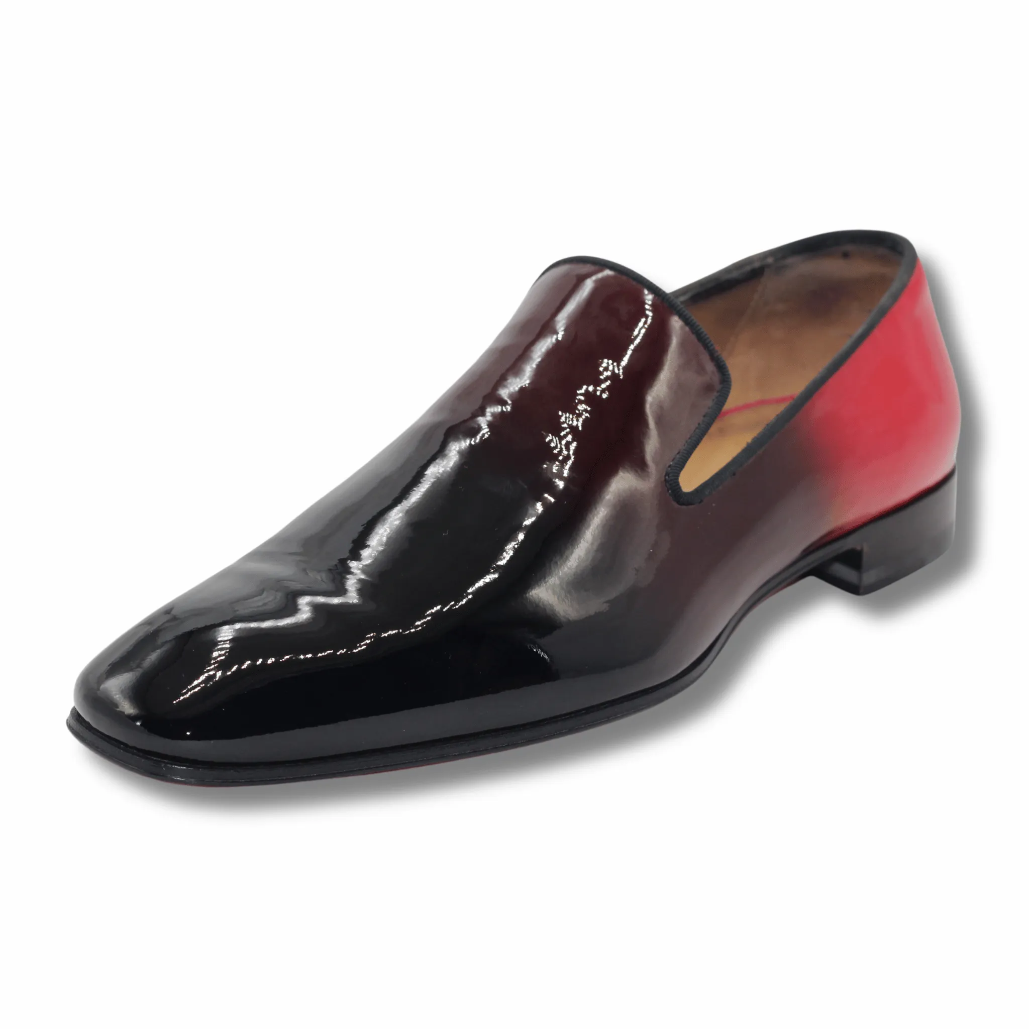 Bespoke Two-Tone Shoes – Tailored to Your Taste Artisan-Crafted Leather Loafers Shoes Your Impeccable Style Premium Patent Leather Shoes Slip-on Shoes, Whole Cut Shoes, for Mens