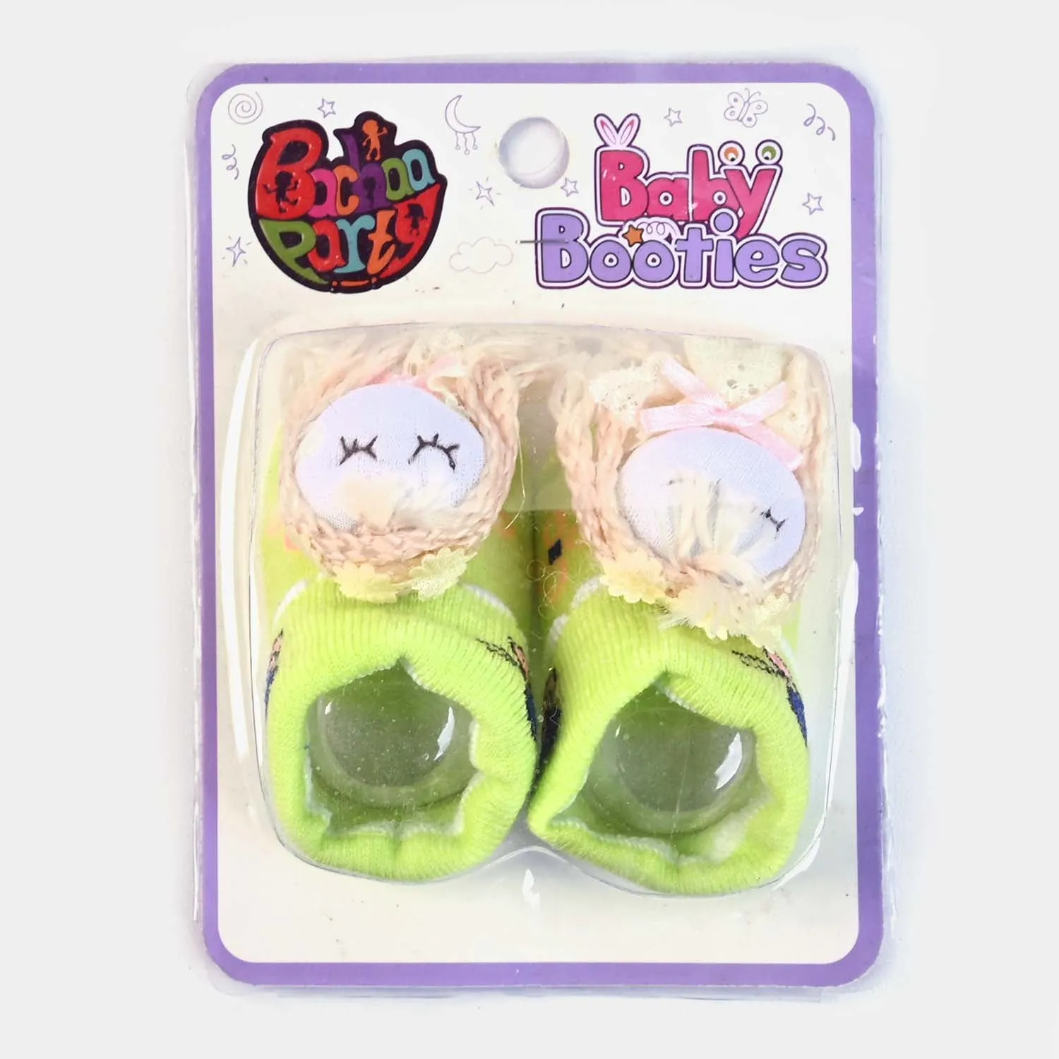 BP N. B Baby Booties -Green