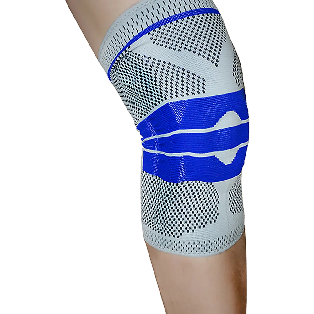 Breathable Full Knee Support Brace, Gel Padding, Medium