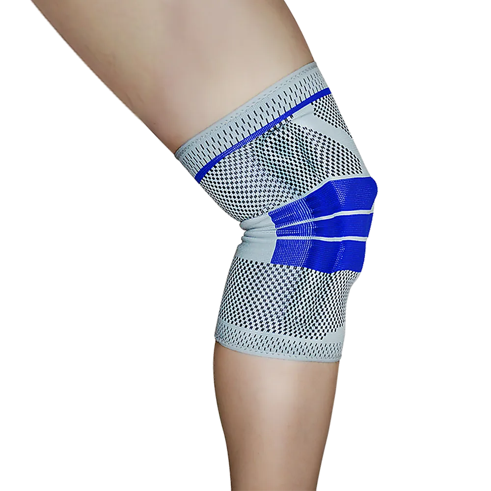 Breathable Full Knee Support Brace, Gel Padding, Medium