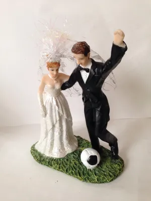 Bride And Groom - Football