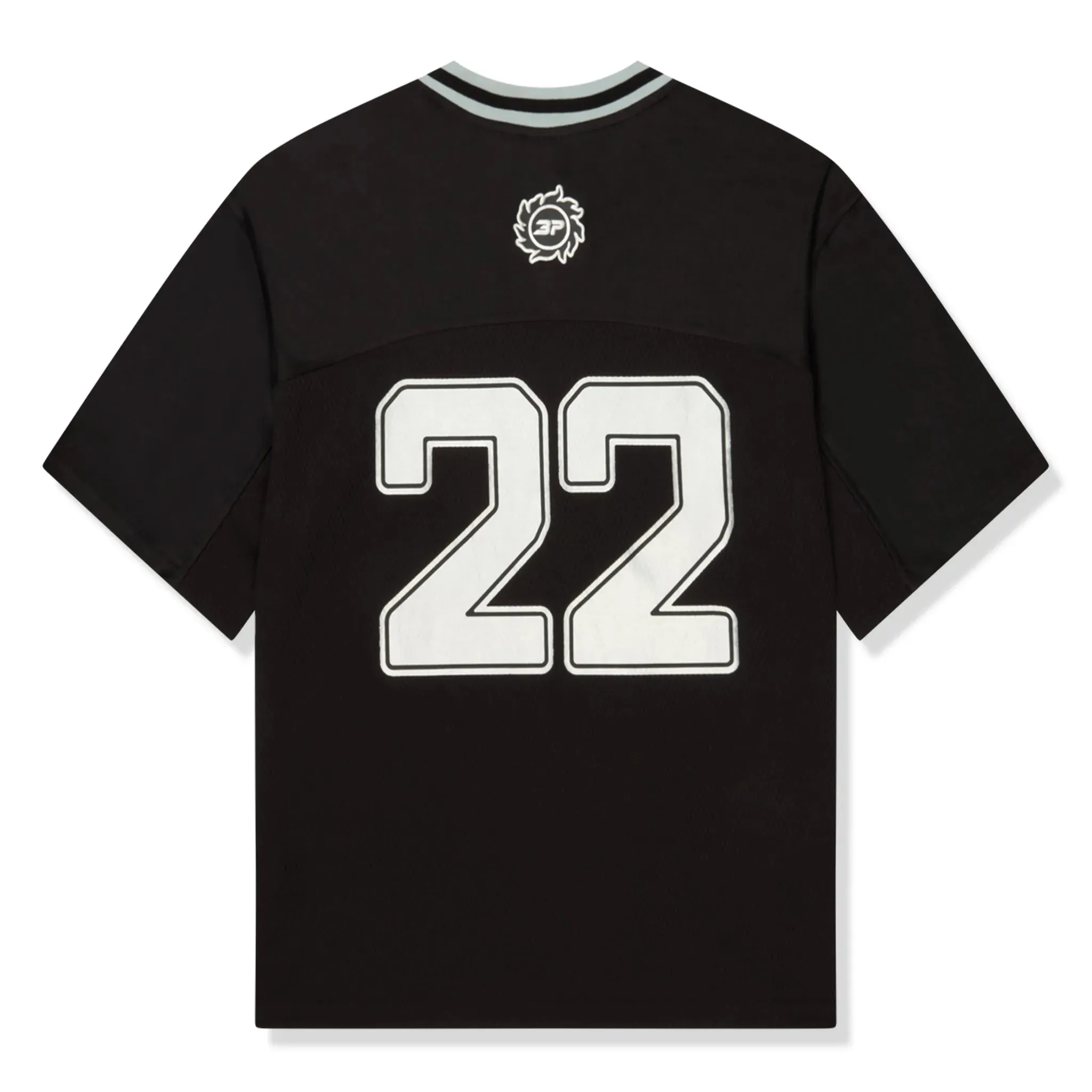 Broken Planet Black Silver Football Jersey