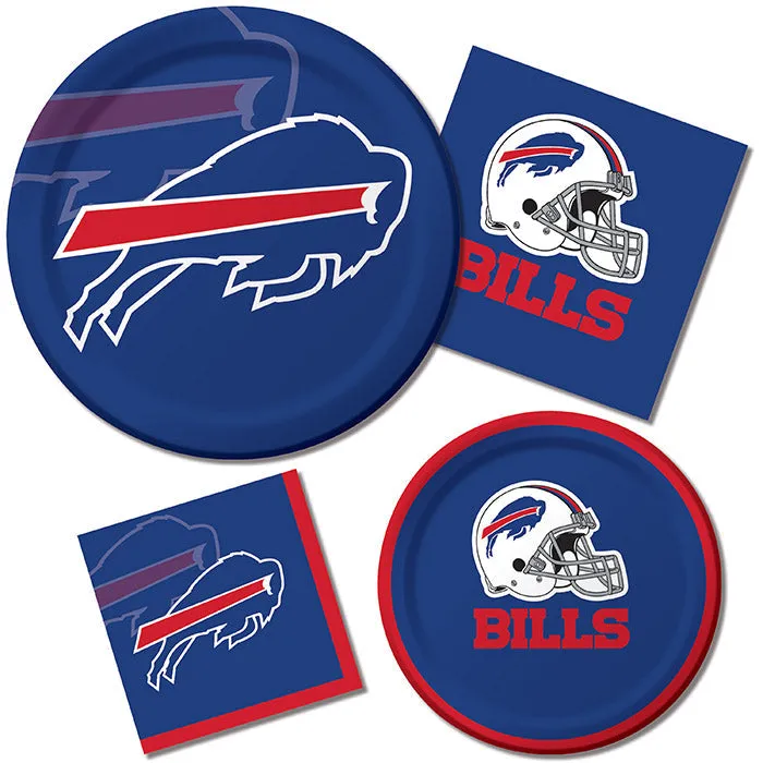 Bulk Buffalo Bills Paper Dessert Plates (96 per Case)