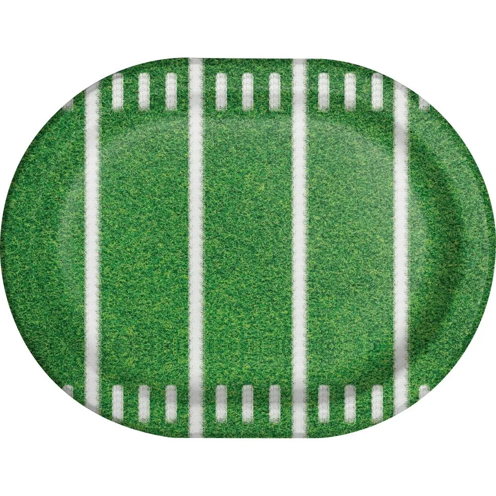 Bulk Game Time Paper Oval Platter (Case of 96)