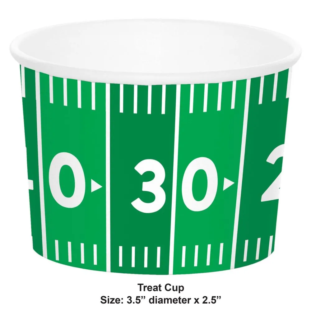 Bulk Tailgate Decor Paper Treat Cups, Football (Case of 96)