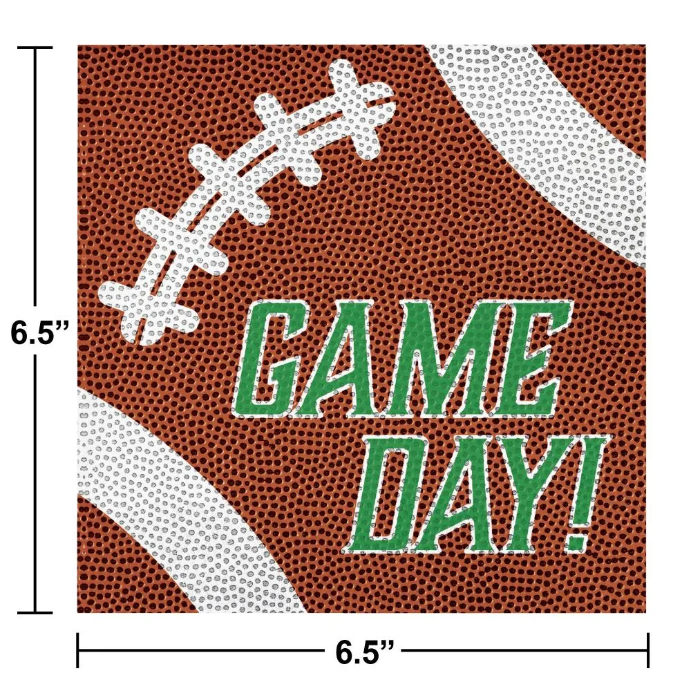 Bulk Tailgate Time Paper Luncheon Napkin (Case of 192)