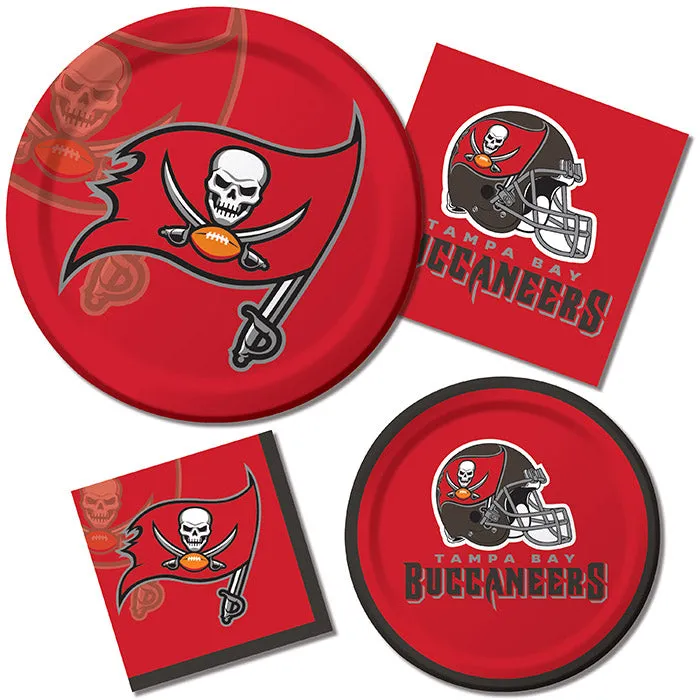 Bulk Tampa Bay Buccaneers Paper Dinner Plates (96 per Case)