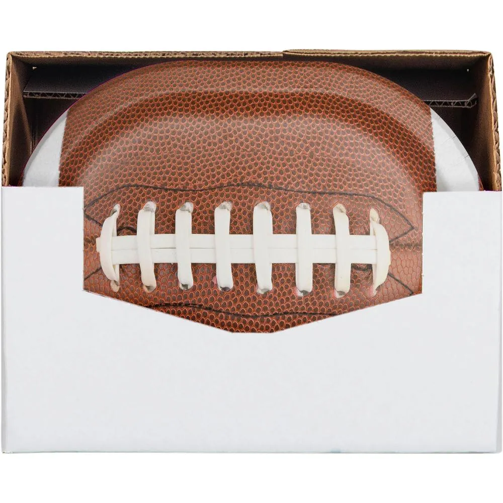 Bulk Touchdown Time Paper Oval Platter (Case of 96)