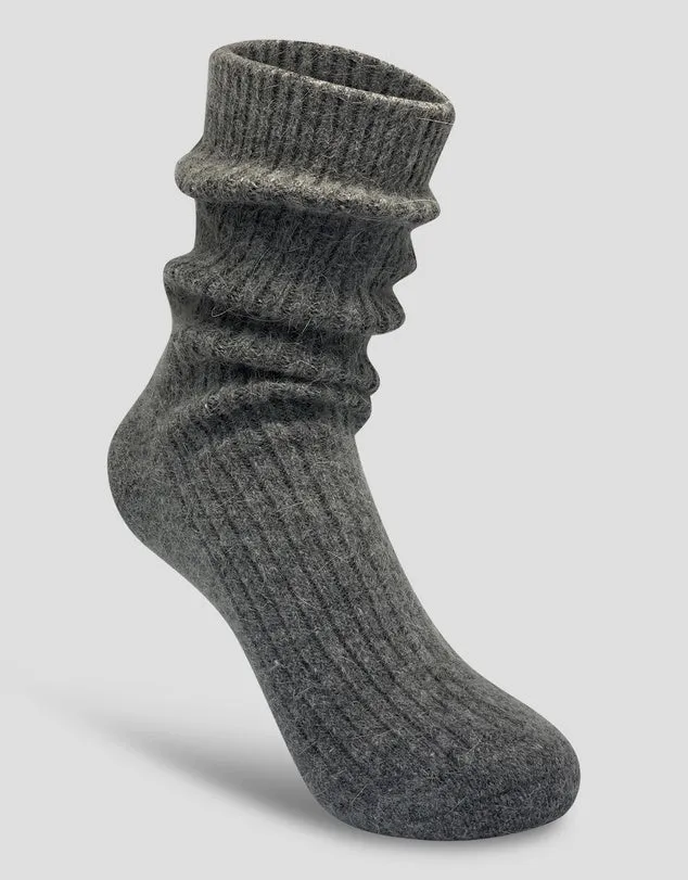 Cashmere Socks - Wine Red