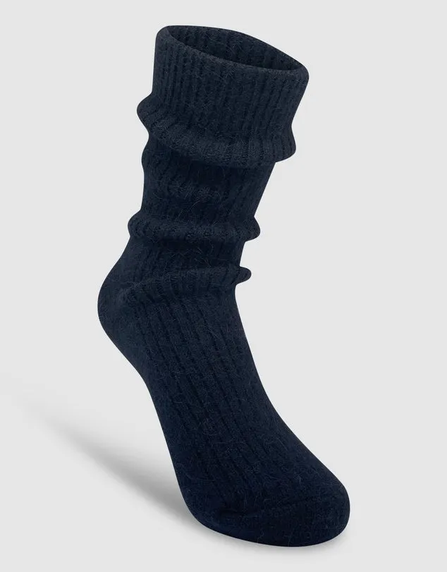 Cashmere Socks - Wine Red