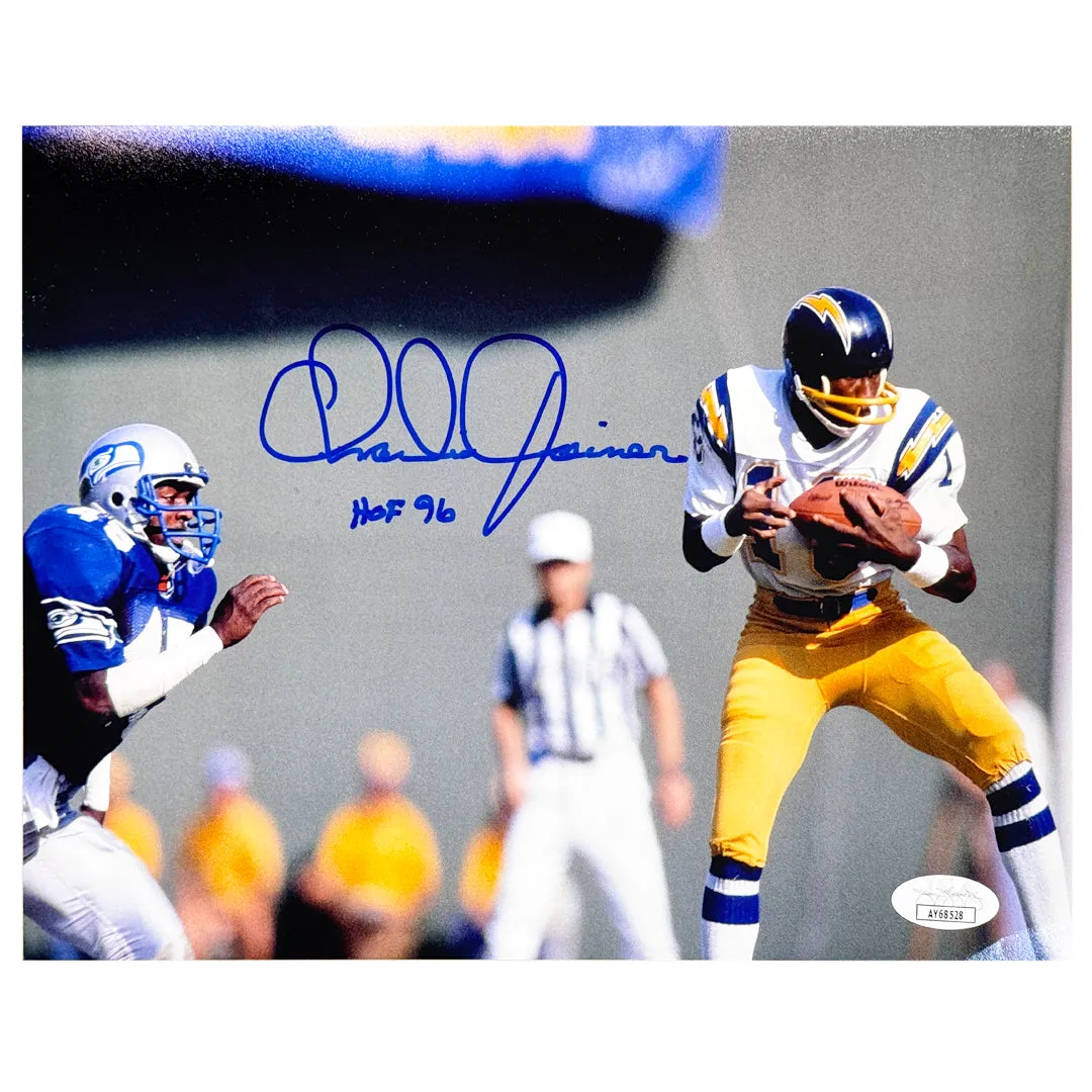 Charlie Joiner Signed San Diego Pose 5 Football 8x10 Photo (JSA)